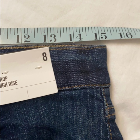 Express crop high waisted jeans, NWT - Picture 6 of 8
